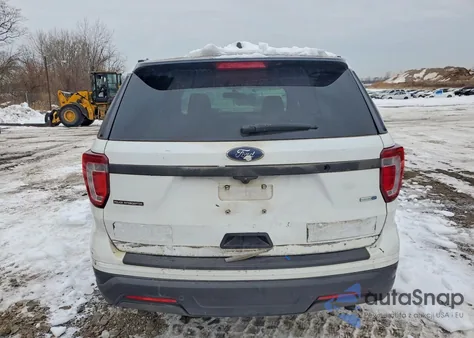 2019 Ford Explorer Police Interceptor из США, поврежденный, VIN 1FM5K8AR3KGA16615